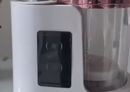 Smart makeup brush cleaner and dryer